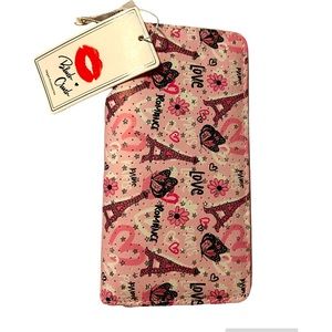 Pink coquette style wallet